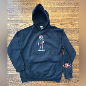 BAD BUNNY Bad Bunny X Cincinnati
Bengals Concho NFL football hoodie. SOLD OUT